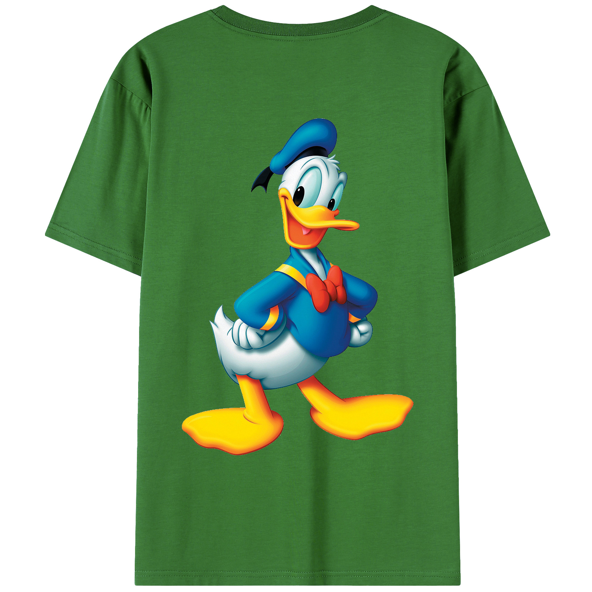 （画像用） ミッキーマウス Mickey Mouse レディース半袖Tシャツ(バックプリント)